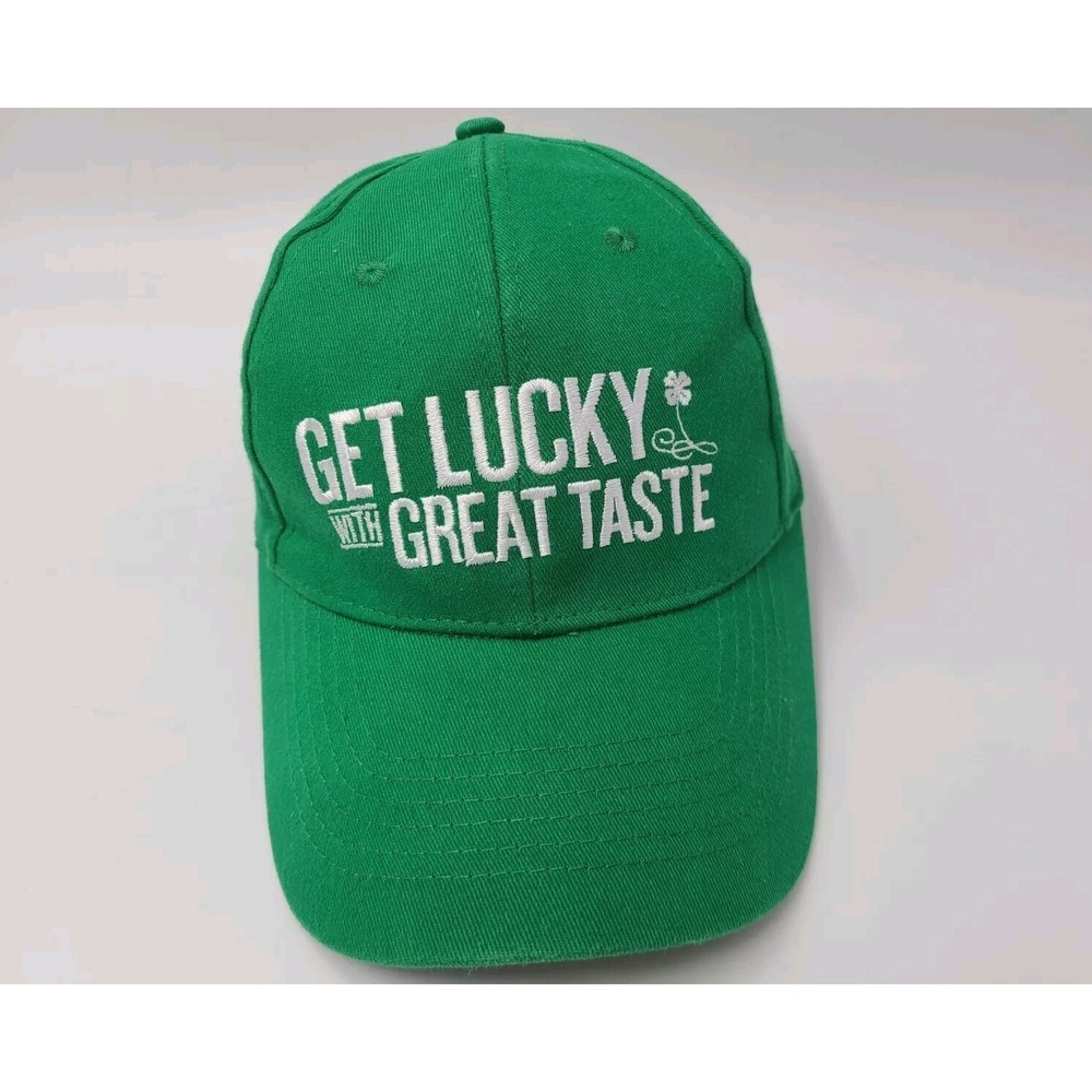 Miller Lite Get Lucky w/ Great Taste Adjustable Hat Cap St Patricks Day Shamrock